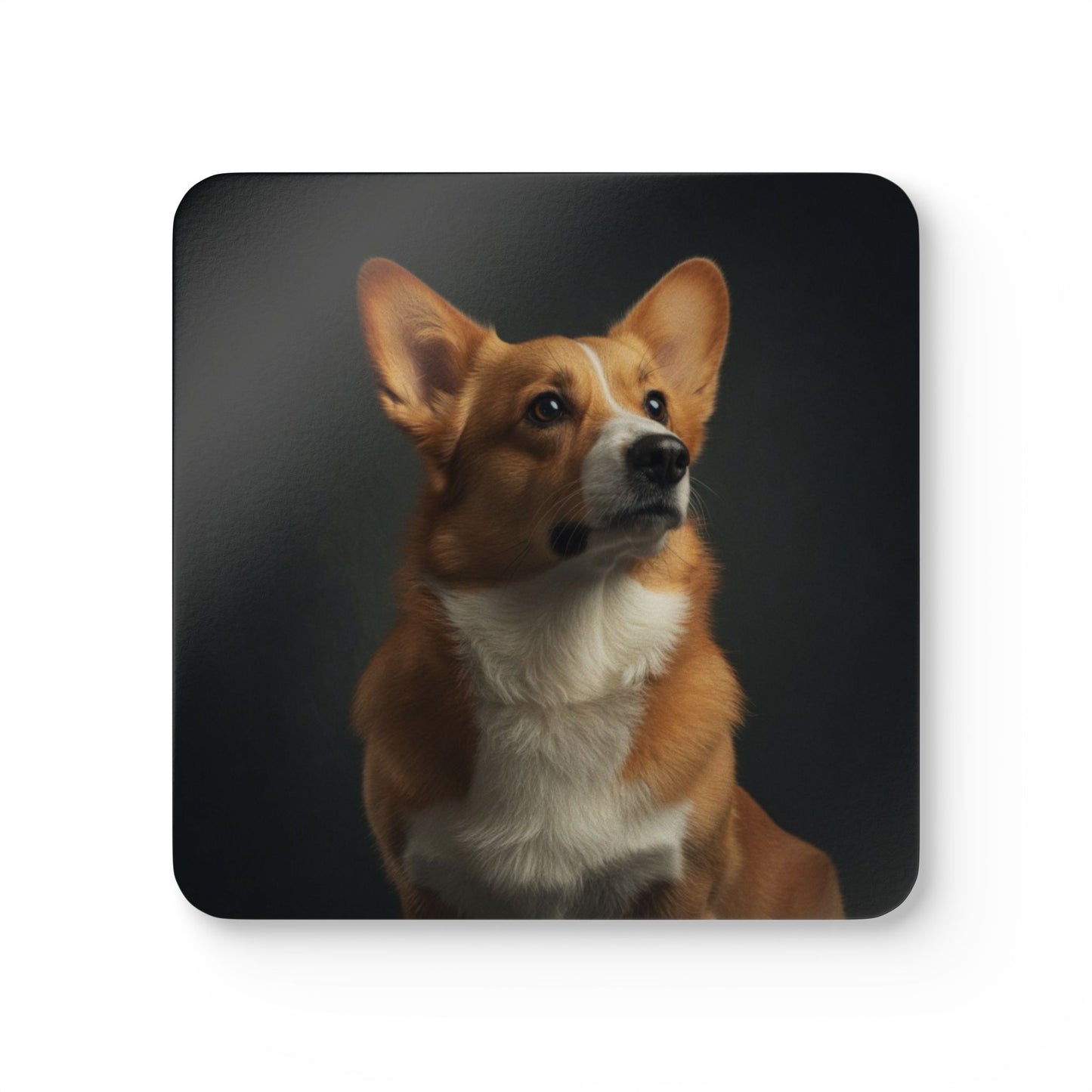 Corgi Portrait Cork Coaster Set