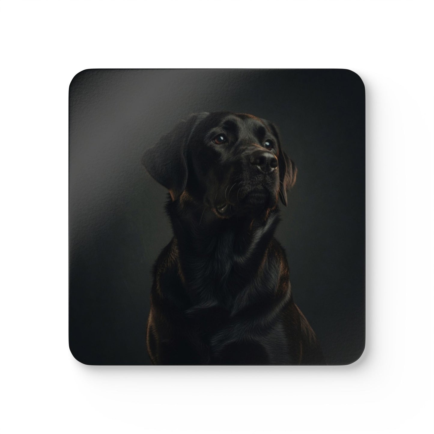 Black Labrador Cork Coaster Set