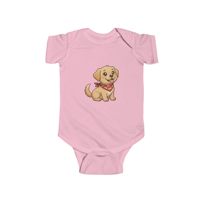 Yellow Labrador Chibi Infant Bodysuit