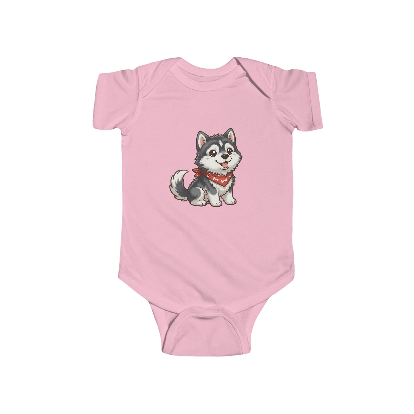 Siberian Husky Chibi Infant Bodysuit