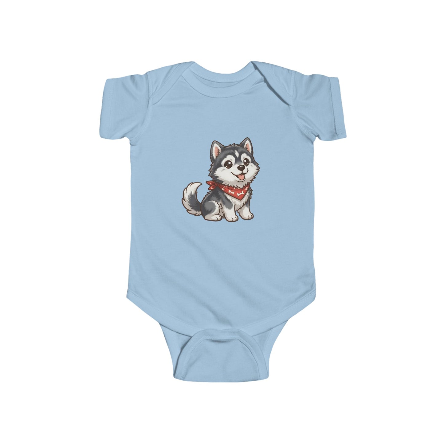 Siberian Husky Chibi Infant Bodysuit