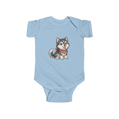 Siberian Husky Chibi Infant Bodysuit