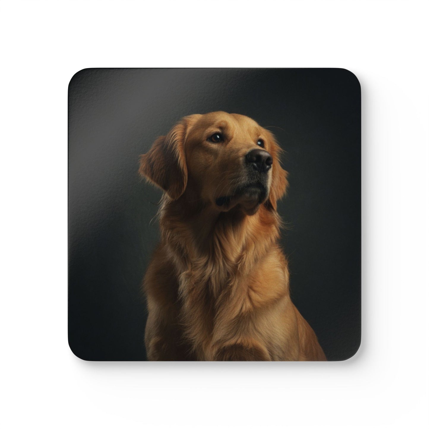 Golden Retriever Cork Coaster Set