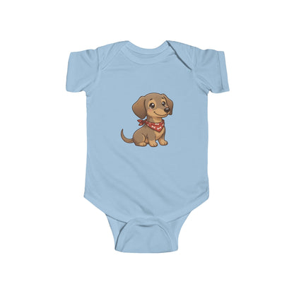Dachshund Chibi Infant Bodysuit