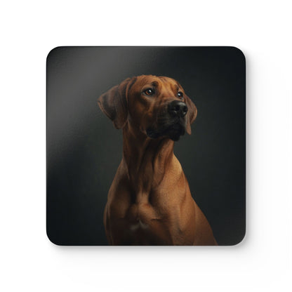 Rhodesian Ridgeback Portrait Cork Coaster Set