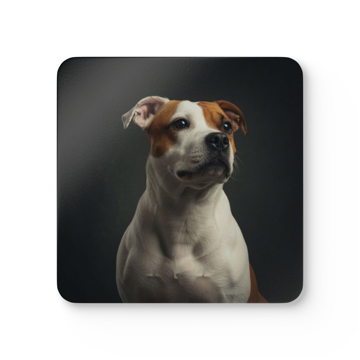 American Staffordshire Bull Terrier Cork Coaster Set