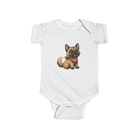Belgian Malinois Chibi Infant Bodysuit