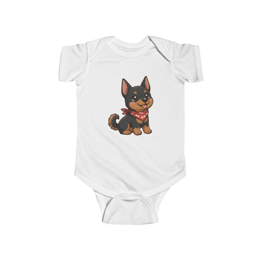 Doberman Chibi Infant Bodysuit