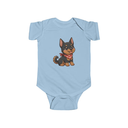 Doberman Chibi Infant Bodysuit