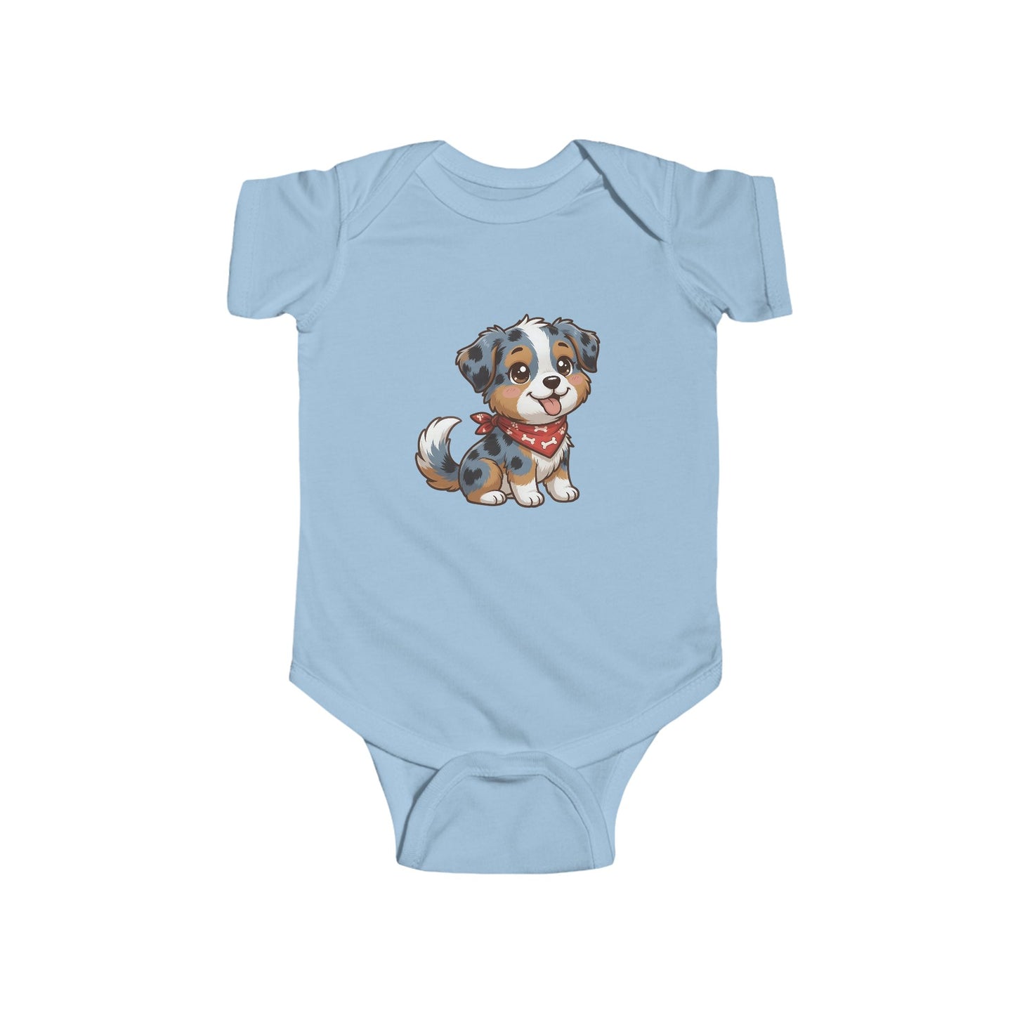 Australian Shepherd Chibi Infant Bodysuit