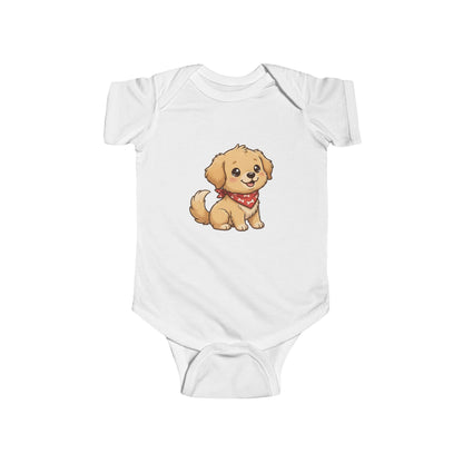 Golden Retriever Chibi Infant Bodysuit
