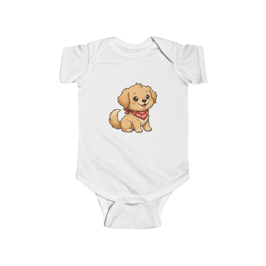 Golden Retriever Chibi Infant Bodysuit