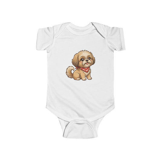Shih Tzu Chibi Infant Bodysuit
