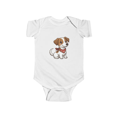 Jack Russell Terrier Chibi Infant Bodysuit