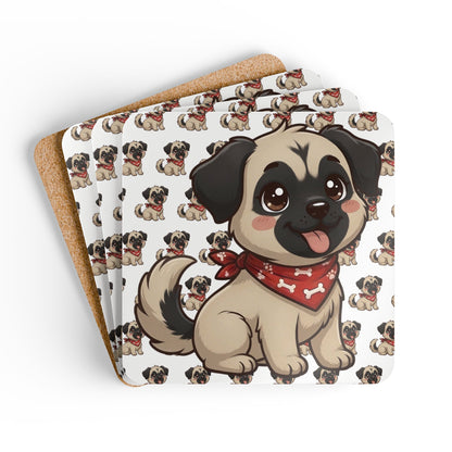 Kangal Chibi Cork Coaster Set