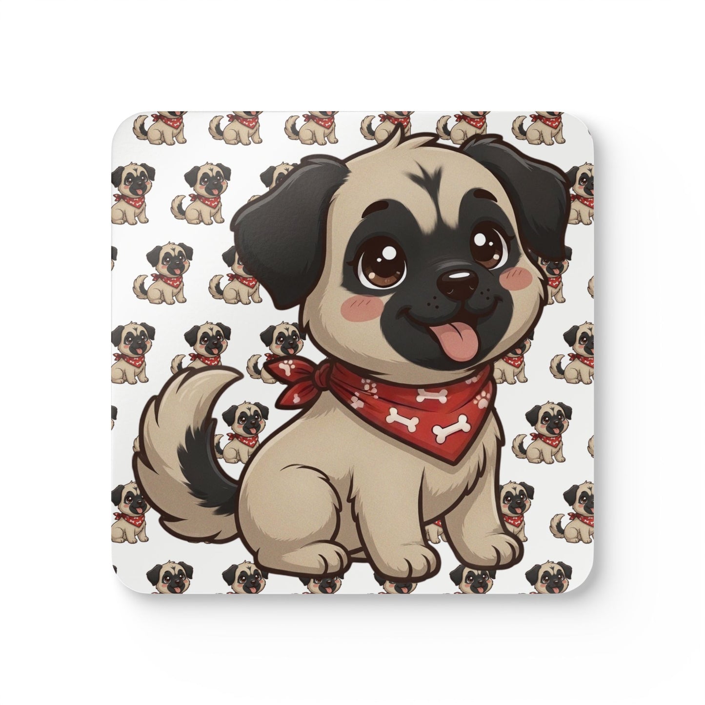 Kangal Chibi Cork Coaster Set