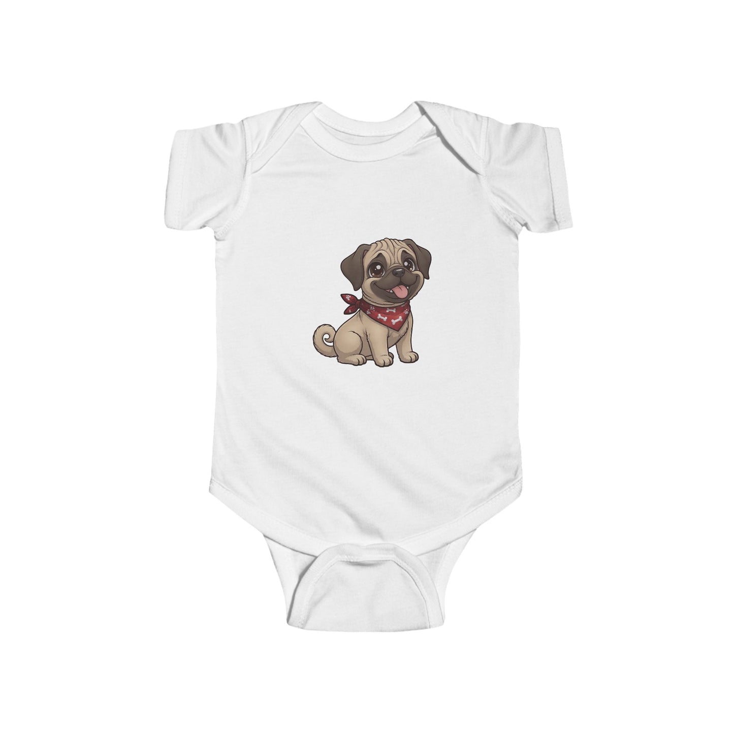 Pug Chibi Infant Bodysuit