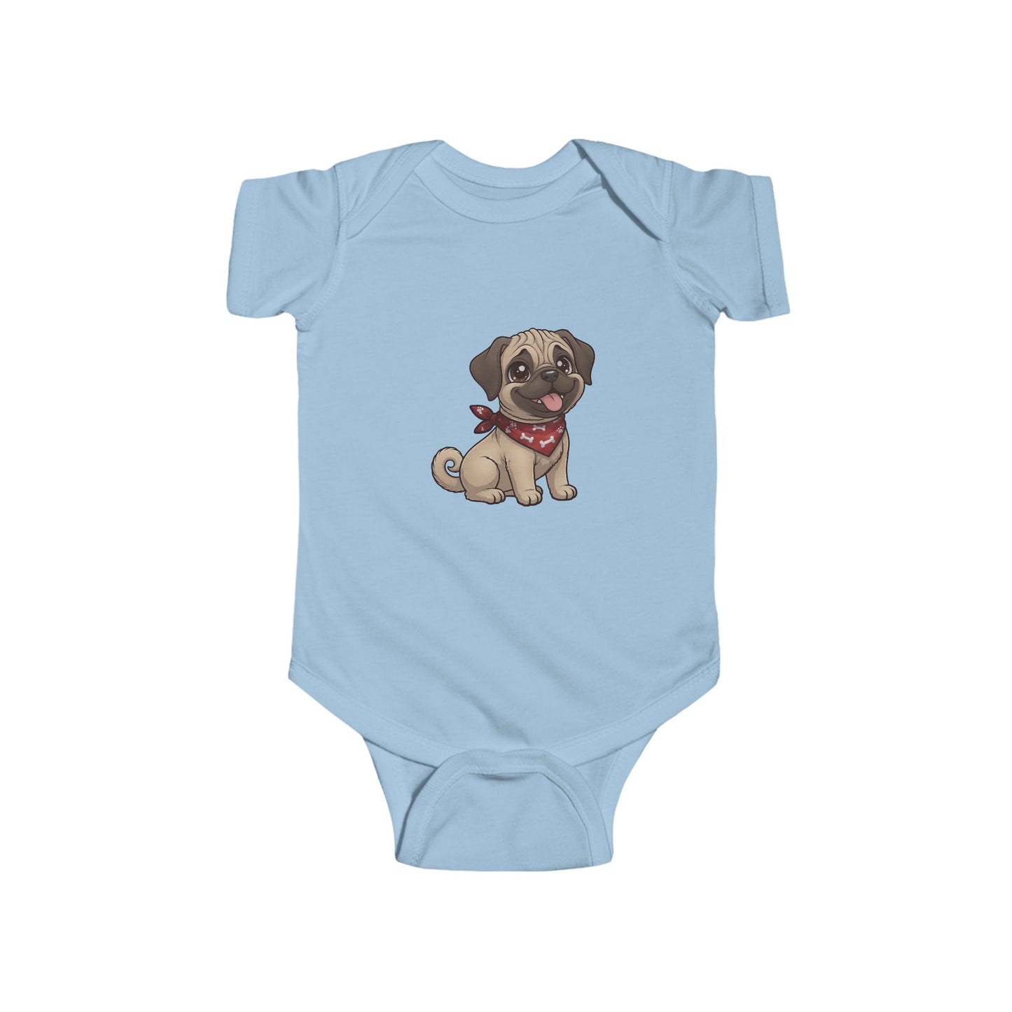Pug Chibi Infant Bodysuit