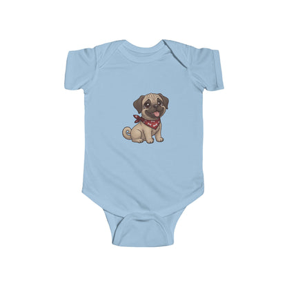 Pug Chibi Infant Bodysuit