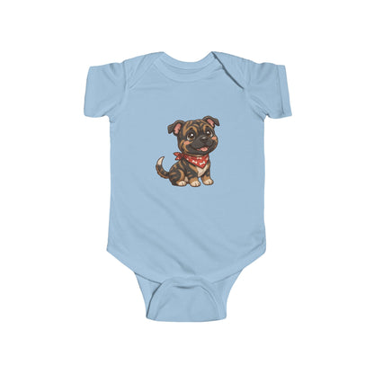 Staffordshire Bull Terrier Chibi Infant Bodysuit