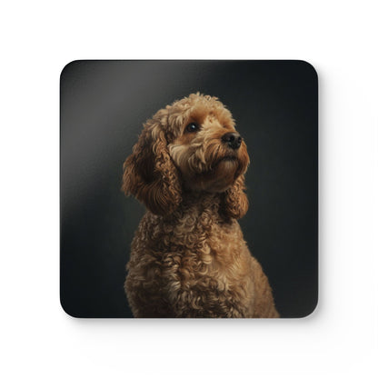 Cockerpoo Cork Coaster Set