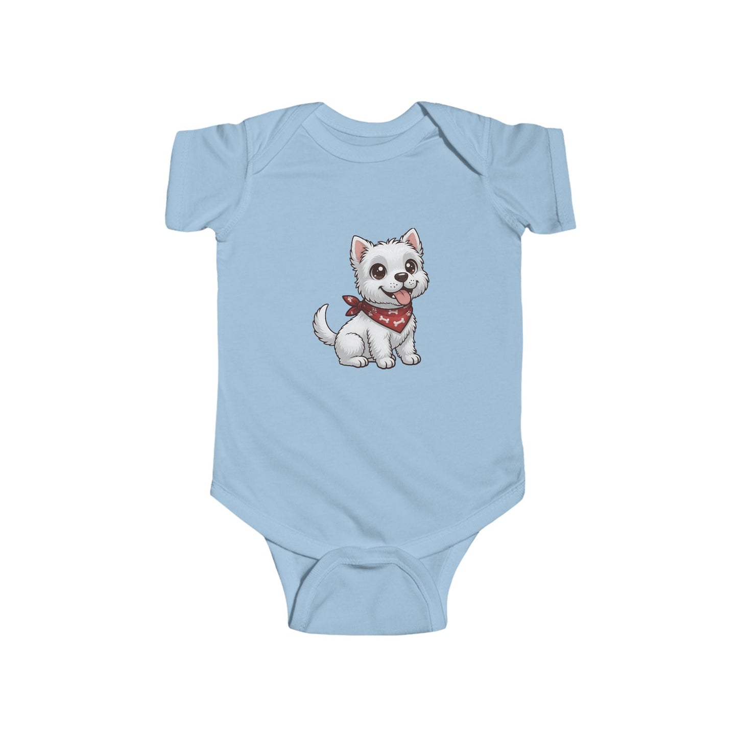 West Highland Terrier Chibi Infant Bodysuit