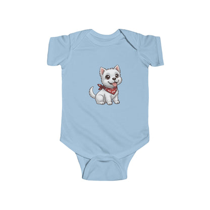 West Highland Terrier Chibi Infant Bodysuit