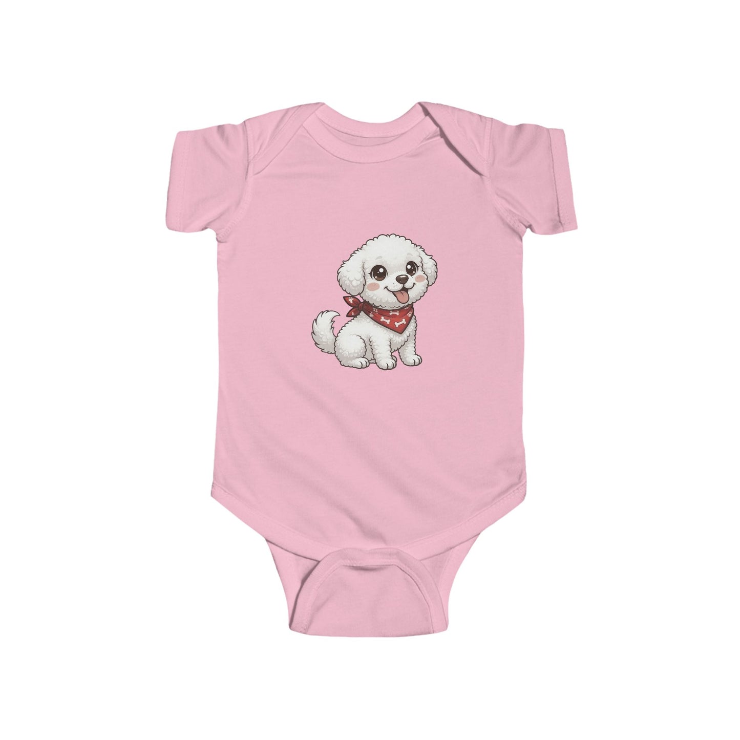 Bichon Frise Chibi Infant Bodysuit