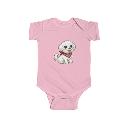 Bichon Frise Chibi Infant Bodysuit