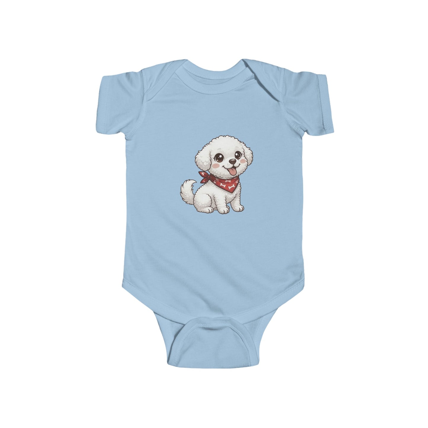 Bichon Frise Chibi Infant Bodysuit