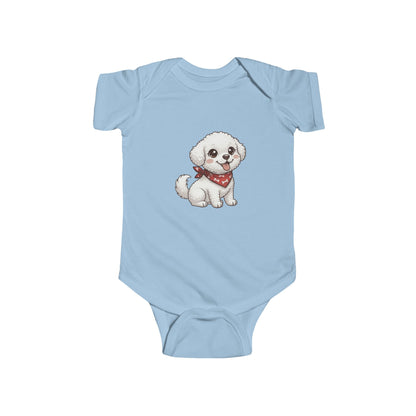 Bichon Frise Chibi Infant Bodysuit
